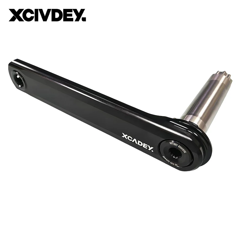 Фото Велосипедный шатун XCADEY XPOWER нового стиля, из алюминиевого сплава, с титановой осью 24 мм, прочный и долговечный, 110BCD, четырехзубчатый патрон. №2