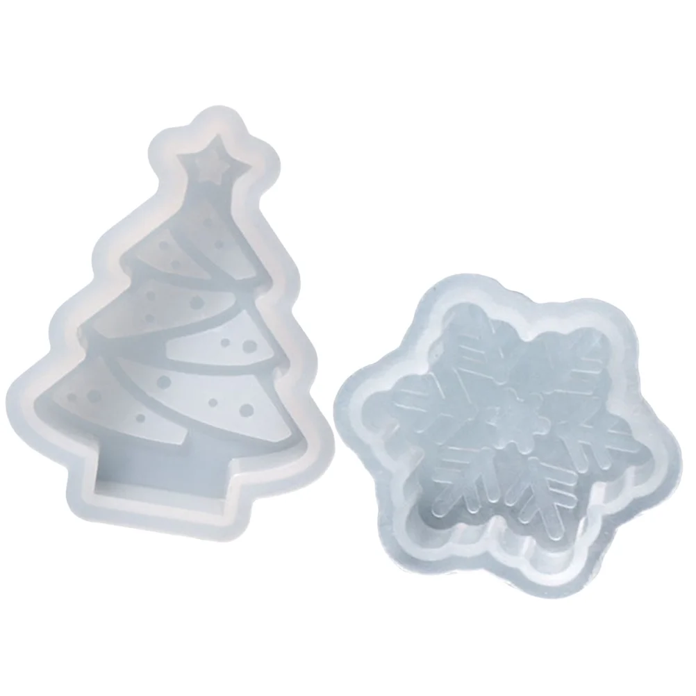 

Christmas Tree Mold Silicone Soap Molds Making Decorative Practical Candles Wax