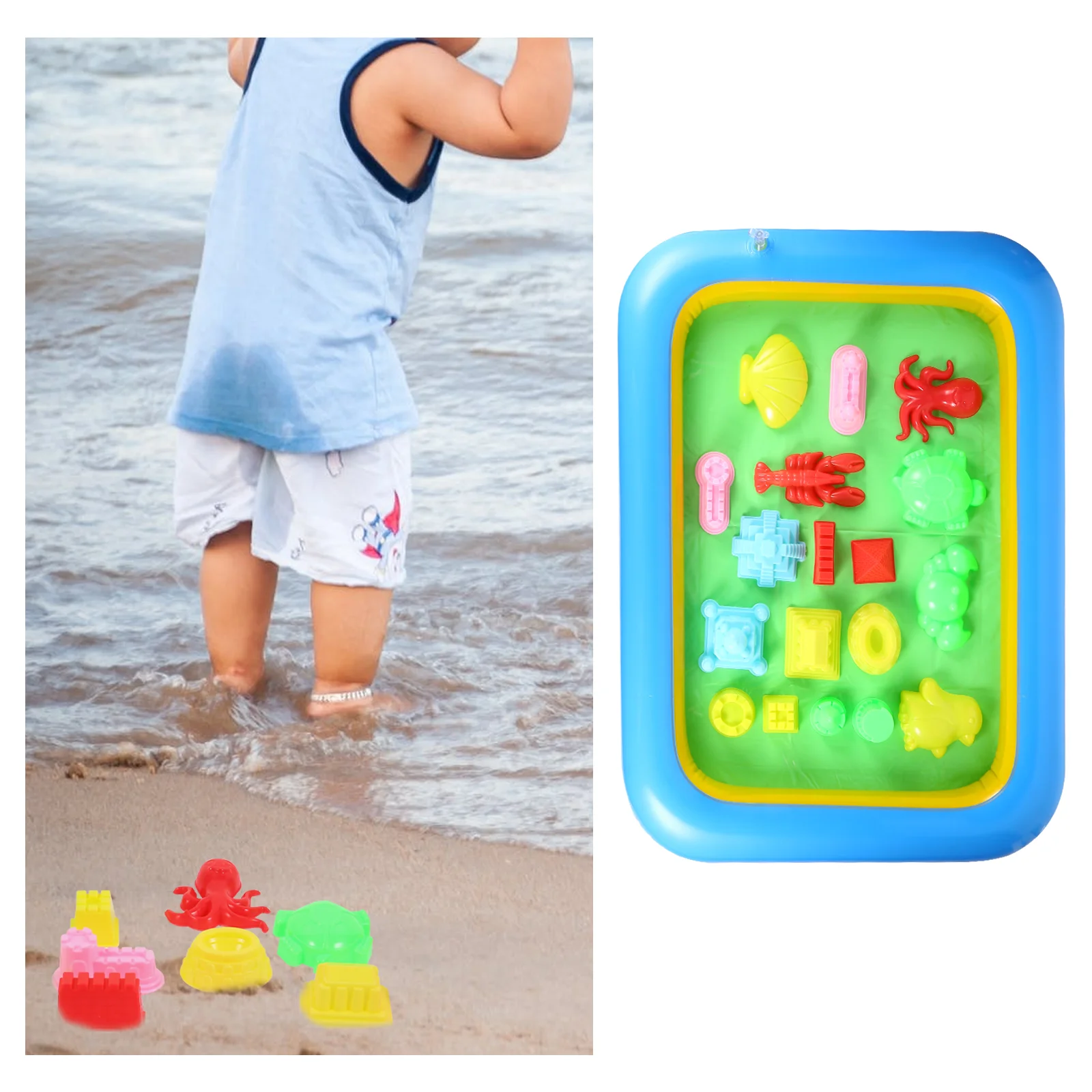 

1 Set Children DIY Plasticine Mold Tool Funny Mud Mold Kids Plasticine Beach