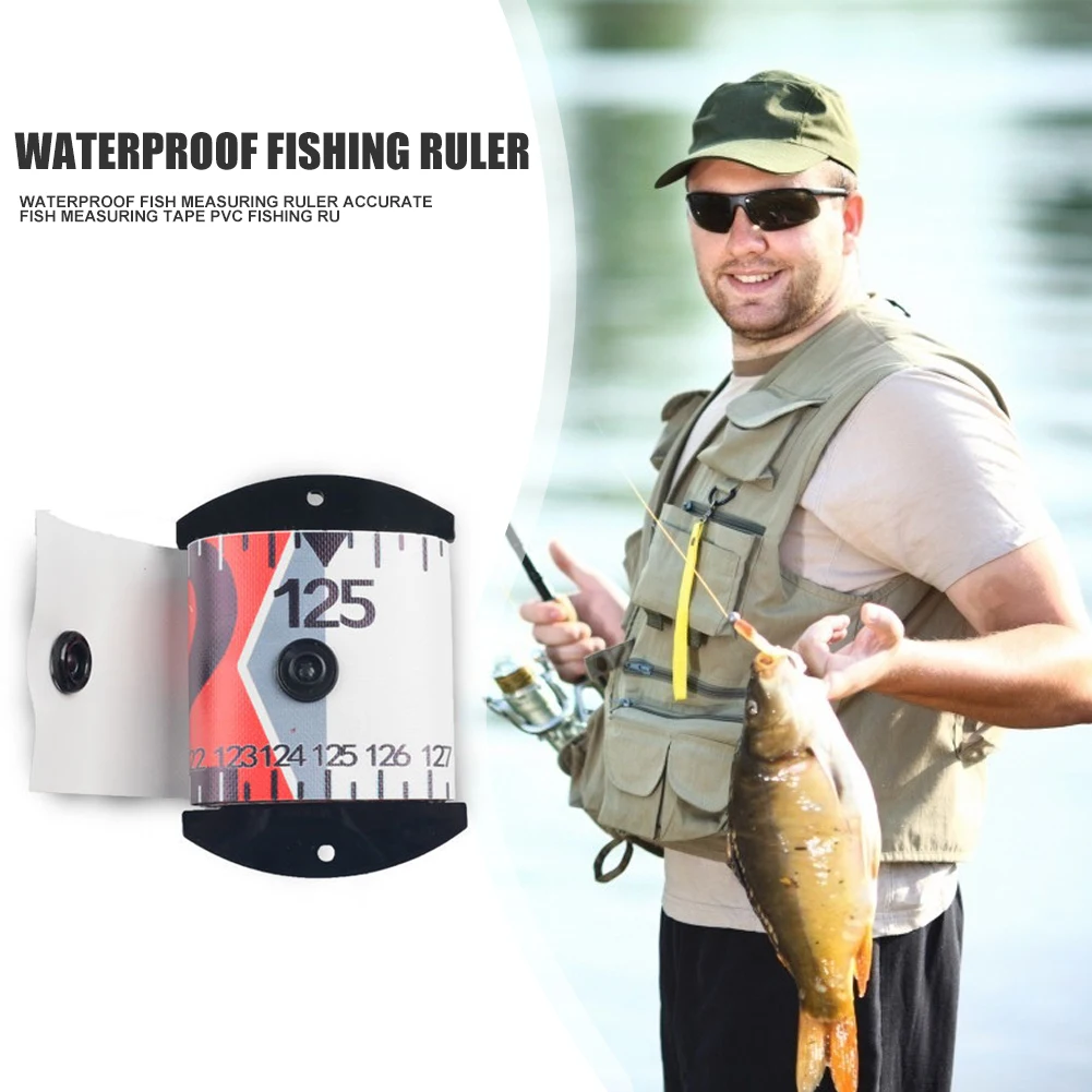 Водонепроницаемая измерительная линейка для рыбы из ПВХ лента Рыболовная Снасть