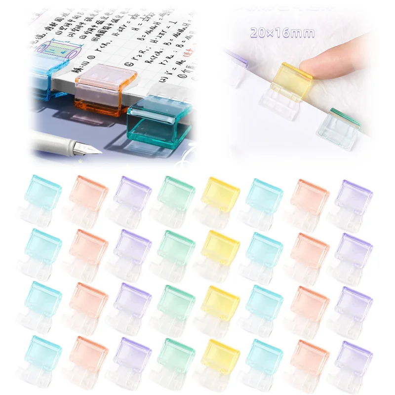 

Clamp Mini Staples Supplies Push 1-15pcs Office Paper Binding Binder Clips Clips Multicolor Organizer Documents Binder Paperclip