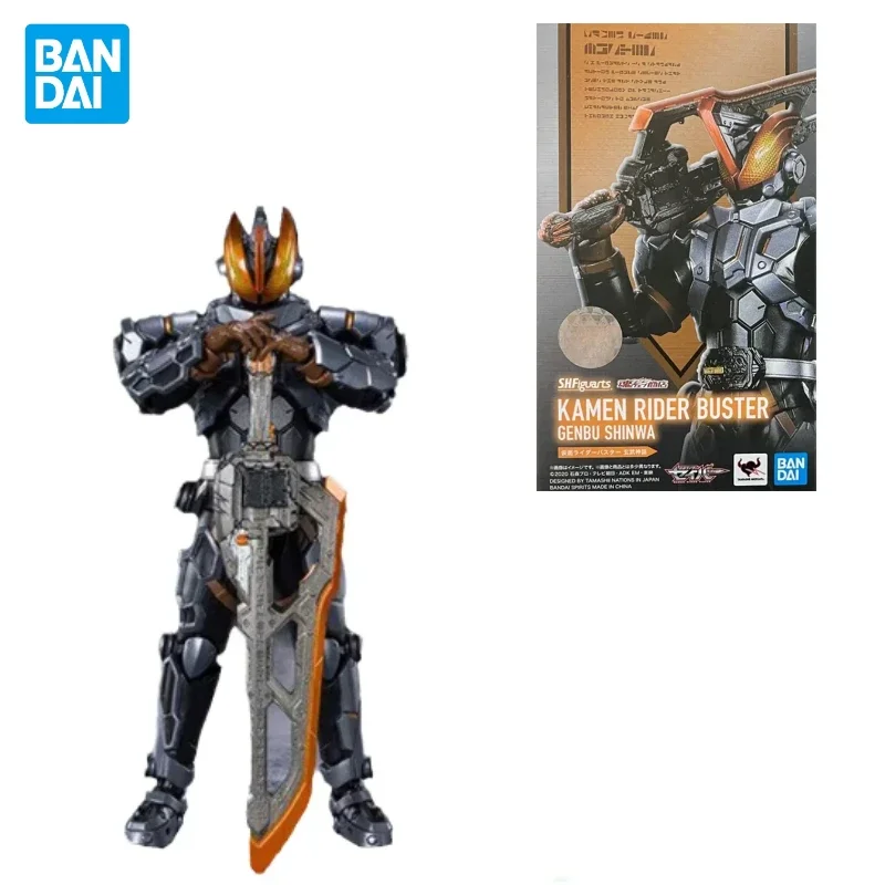 Оригинальная фигурка Bandai S.H. Фигурка Kamen Rider KAMEN RIDER BUSTER GENBU SHINWA из аниме