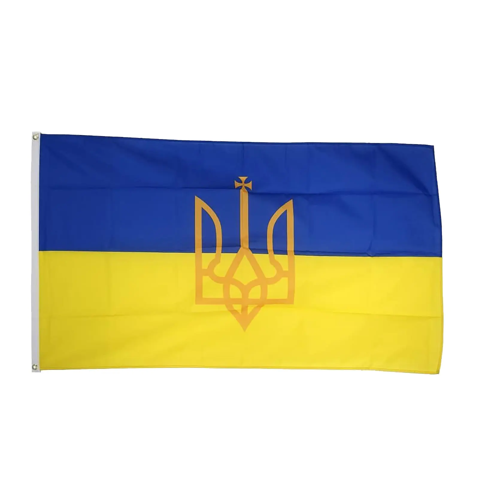 

90x150cm Ukraine Flag Ukraine National Flying Flag Ukrainian Banner National Country Flag Vivid Double Stitched Brass Grommet