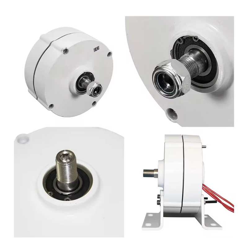 Низкоскоростной 3000 Вт 4000 5000 6000 12 В 24 в 48 3-фазный редукторный магнитный генератор