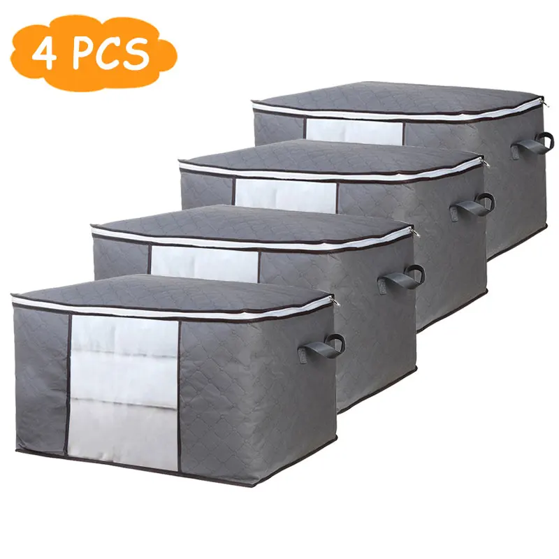 

3/4 шт./комплект, складной органайзер для одежды и одеял