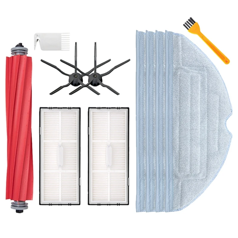 

Детали для пылесоса Roborock S7 S70 S75 S7max S7maxv T7S, фильтр НЕРА, боковая щетка, насадка на швабру