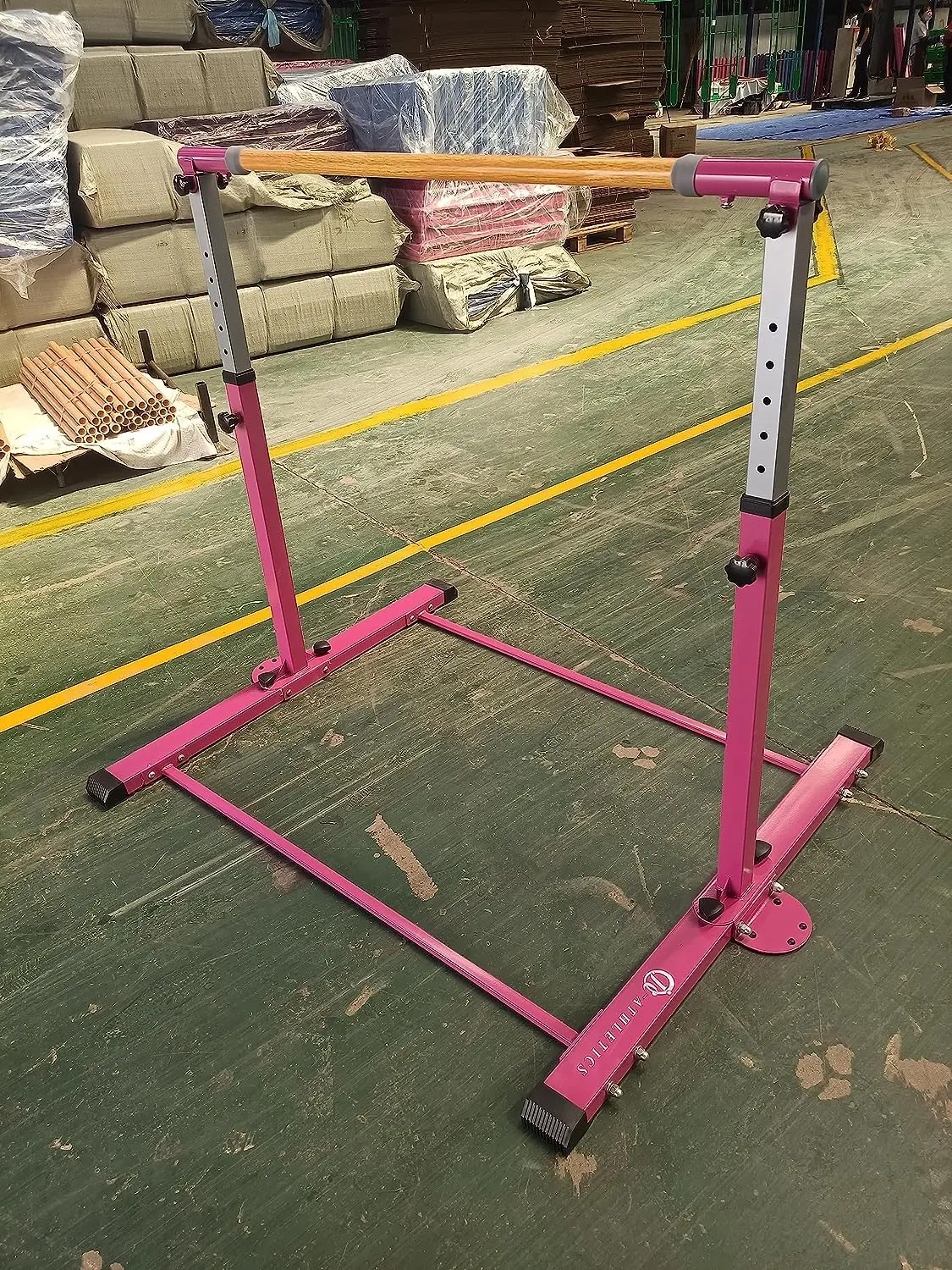 

& Movable Gymnastic Kip /Junior Training /3' to 5' Adjustable Height,Home Gym Equipment,Ideal for Indoor and Home Tr