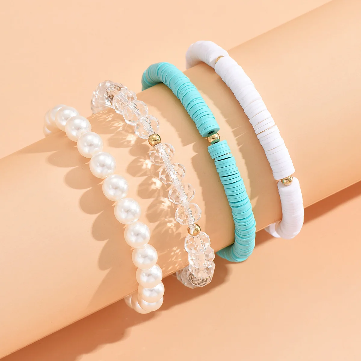 

4 шт., женский браслет с жемчугом