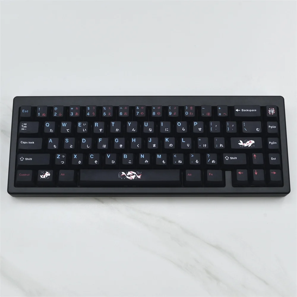 

129 Keys GMK Zenpond Keycaps GMK Cherry Profile PBT Dye Sublimation Mechanical Keyboard Keycap For MX Switch With 1.75U 2U Shift