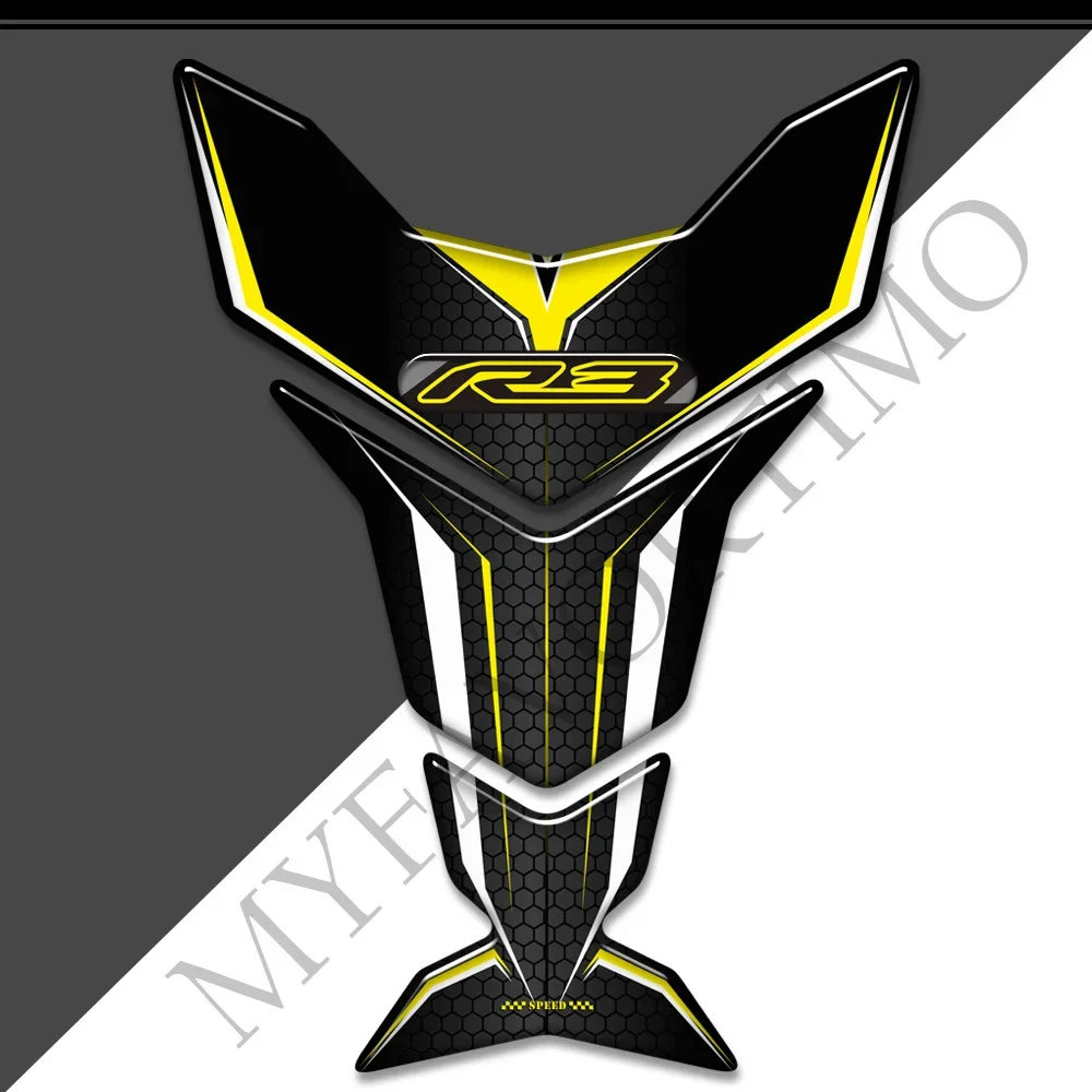 Для YAMAHA YZF-R3 YZF R3 YZFR3 Защитная пленка для мотоцикла наклейки на бак эмблема значок