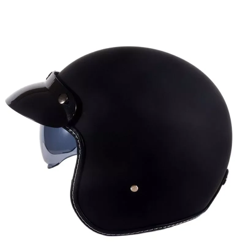 Hot Sale Wanli Brand Casque Moto Capacete Motorcycle Helmet Vintage Helmet High Quality 3/4 Open Face Scooter Helmets Dot
