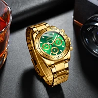 cross border hot gold watch mens watch mens mens business watch luminous waterproof quartz watch watch