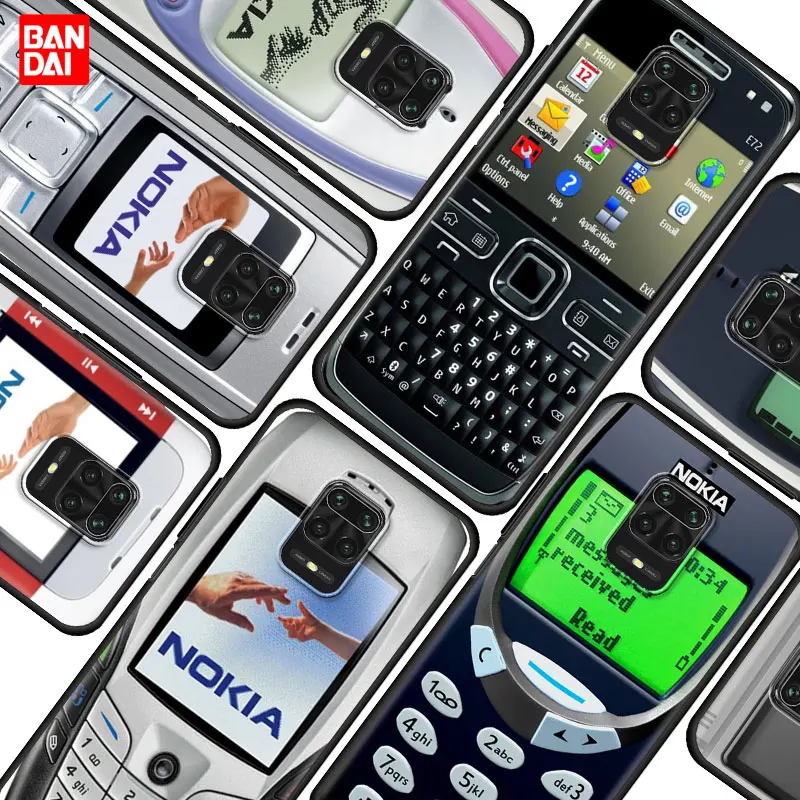

Cover Case for Xiaomi Redmi Note 7 8 9 9s 10 11 8T 11T Pro Plus 5G 4G Bag Capa Armor Phone Soft Retro Old Nostalgia Nokia