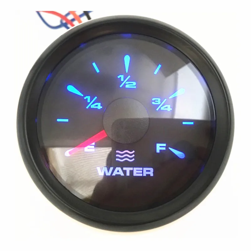 Датчик уровня воды приборная панель с зеленой подсветкой 52 мм 0-190 Ом 240-33 0-180