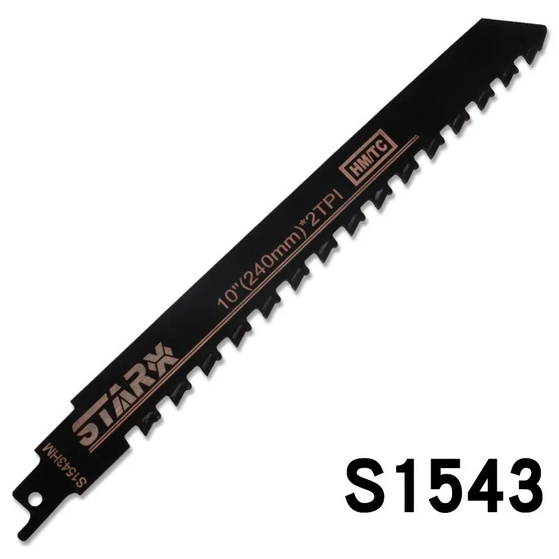 

1pcs Reciprocating Saw Blade Masonry S1543HM For Cutting Brick Stone Alloy Steel Machine Alloy Saw Blade Reciprocating