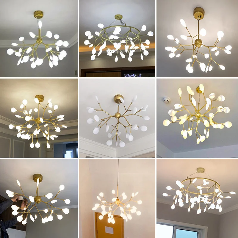 

nordic led crystal chandelier ceiling e27 pendant light home deco moroccan decor luminaria de mesa vintage bulb lamp