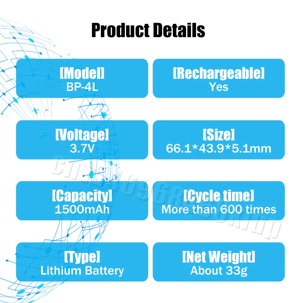Литиевая аккумуляторная батарея для Nokia N97 E61i E63 E90 E95 E71 6650F N810 E72 E52 E55 |