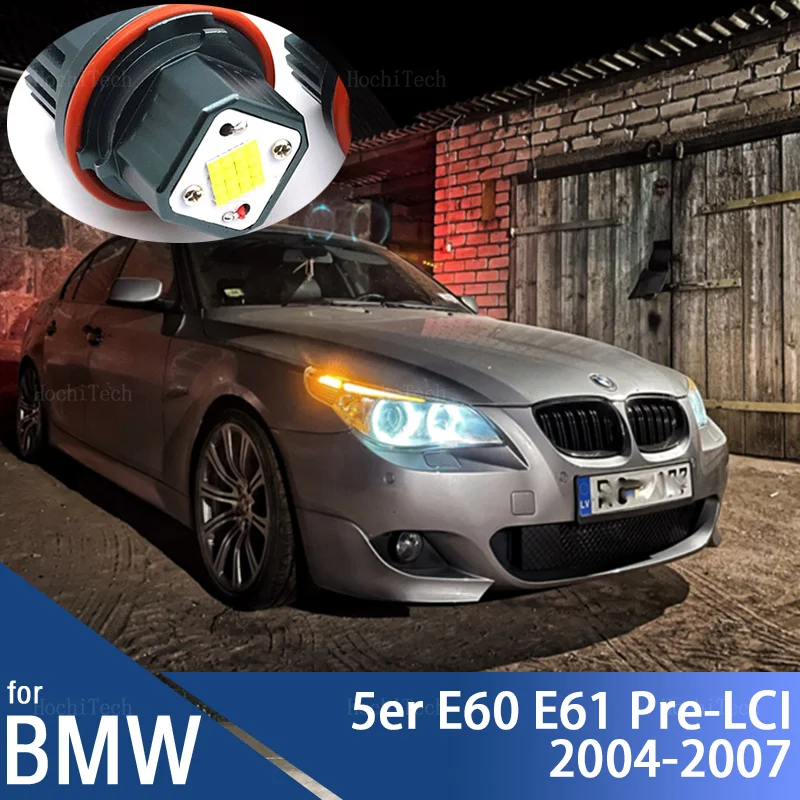 

120W LED Angel Eyes Marker Lights Bulbs Lamp for BMW 5 series E60 E61 Pre-LCI 520i 523i 525i 528i 530i 535i 540i 2004-2007 Lamps