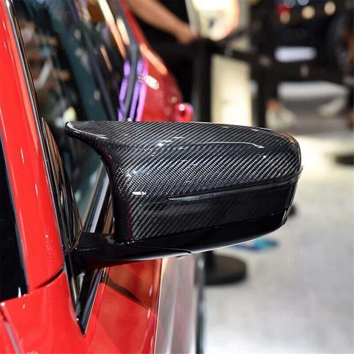 Для BMW F90 M5 F91 F92 M8 2018-2022 крышка зеркала заднего вида из настоящего углеродного