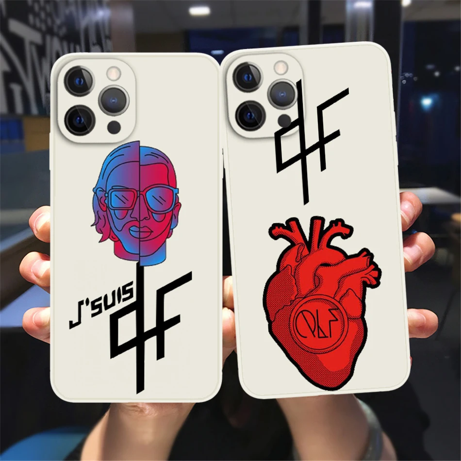 

PNL QLF rapper singer Phone Case For iPhone 13 12 11 14 Pro Max XSMax XR X 8 14 Plus White Liquid Silicon Soft Bumper Back Cover