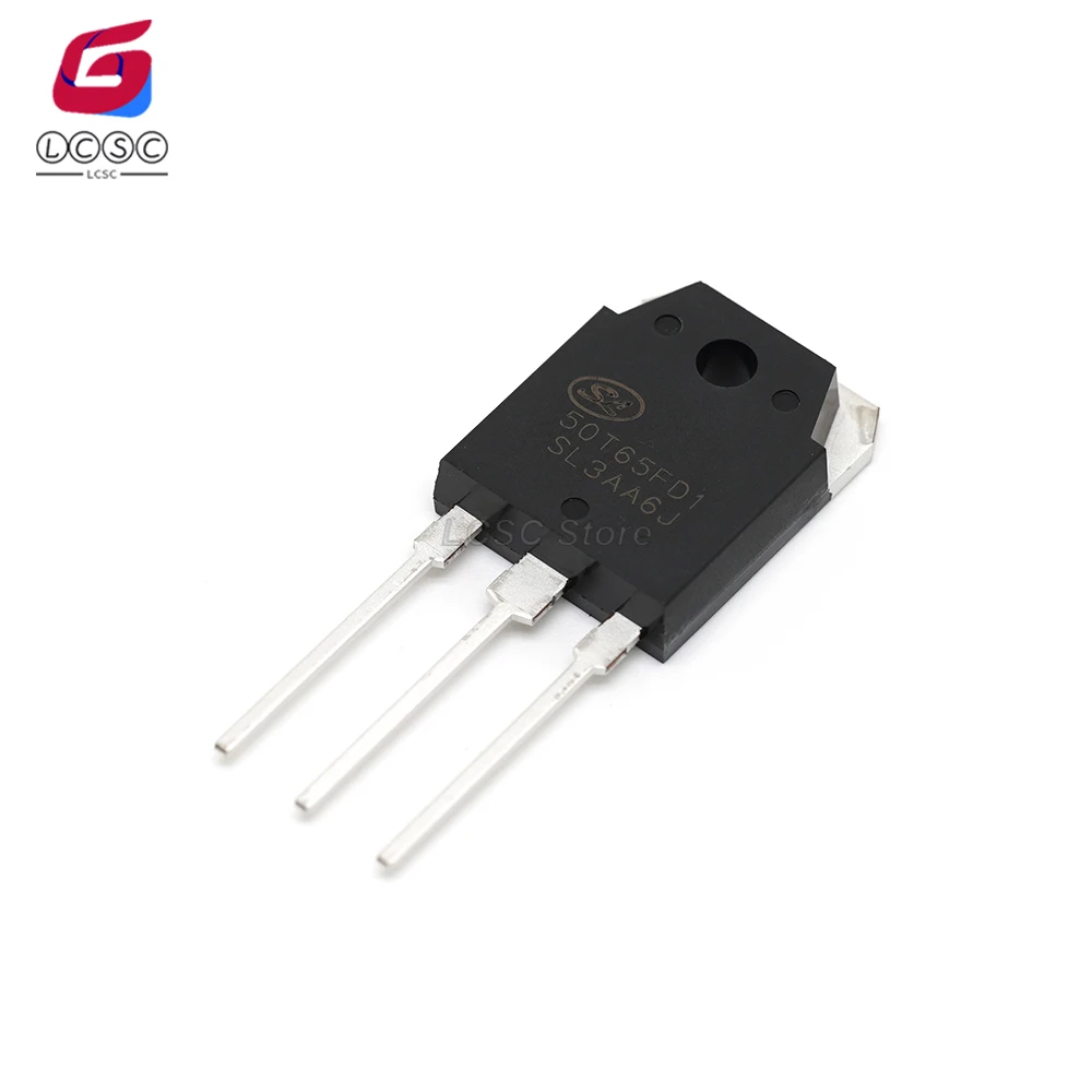 

5Pcs/Lot Original SL 50T65FD1 50A 650V IGBT insulated gate bipolar Transistor SGT50T65FD1PN TO-3P Apply Welding Machine SMPS