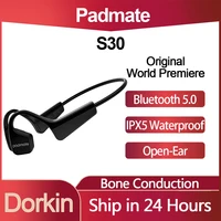 Original Padmate S30 Bone Conduction Open-Ear Sport Earbuds IPX5 Waterproof Long Battery Life Bluetooth 5.0 Earphone Lightweight
