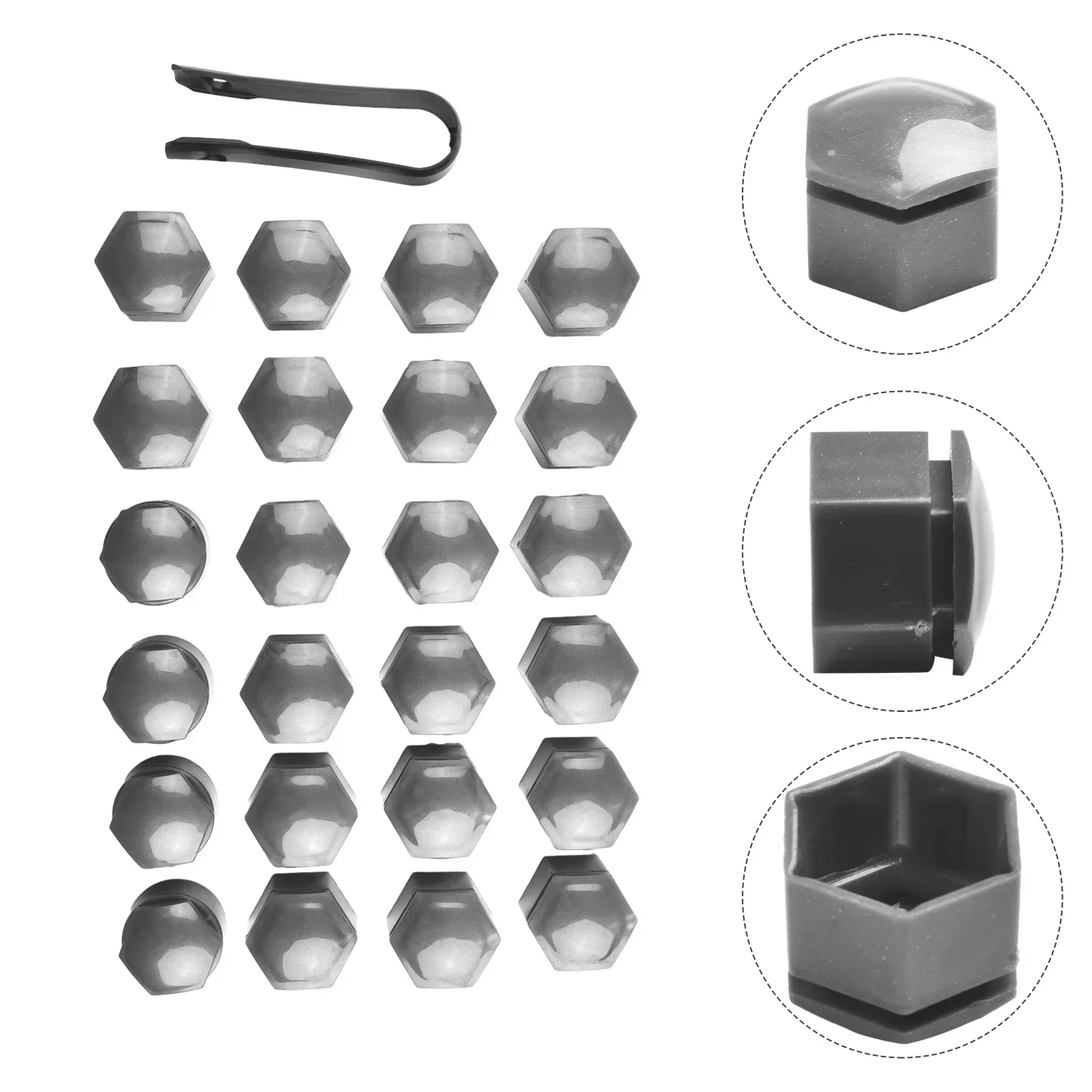 Новинка для Opel Insignia 2010-2017 стандартная серая крышка колеса гайки шины детали 22 мм 24