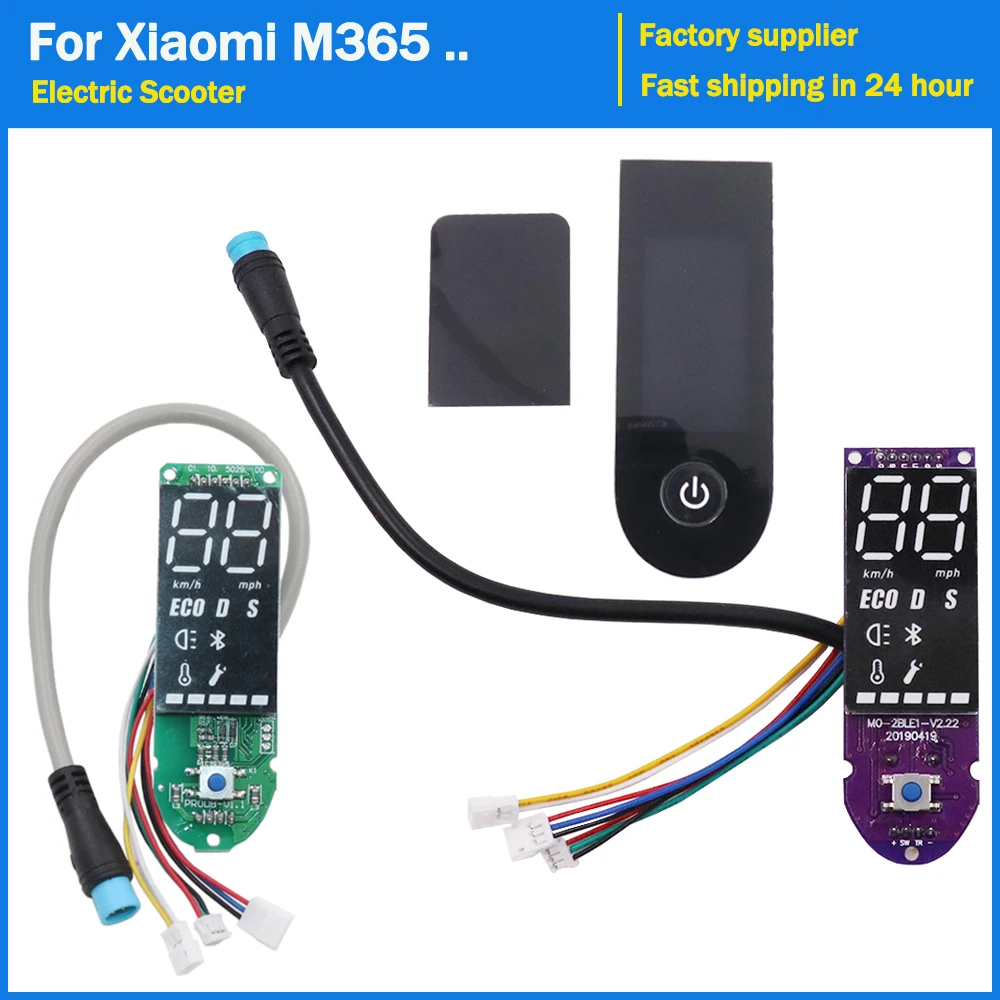 

Upgrade Electric Scooter Dashboard Display for Xiaomi M365 /M365 Pro Bluetooth-compatible Circuit Board with Screen Cover