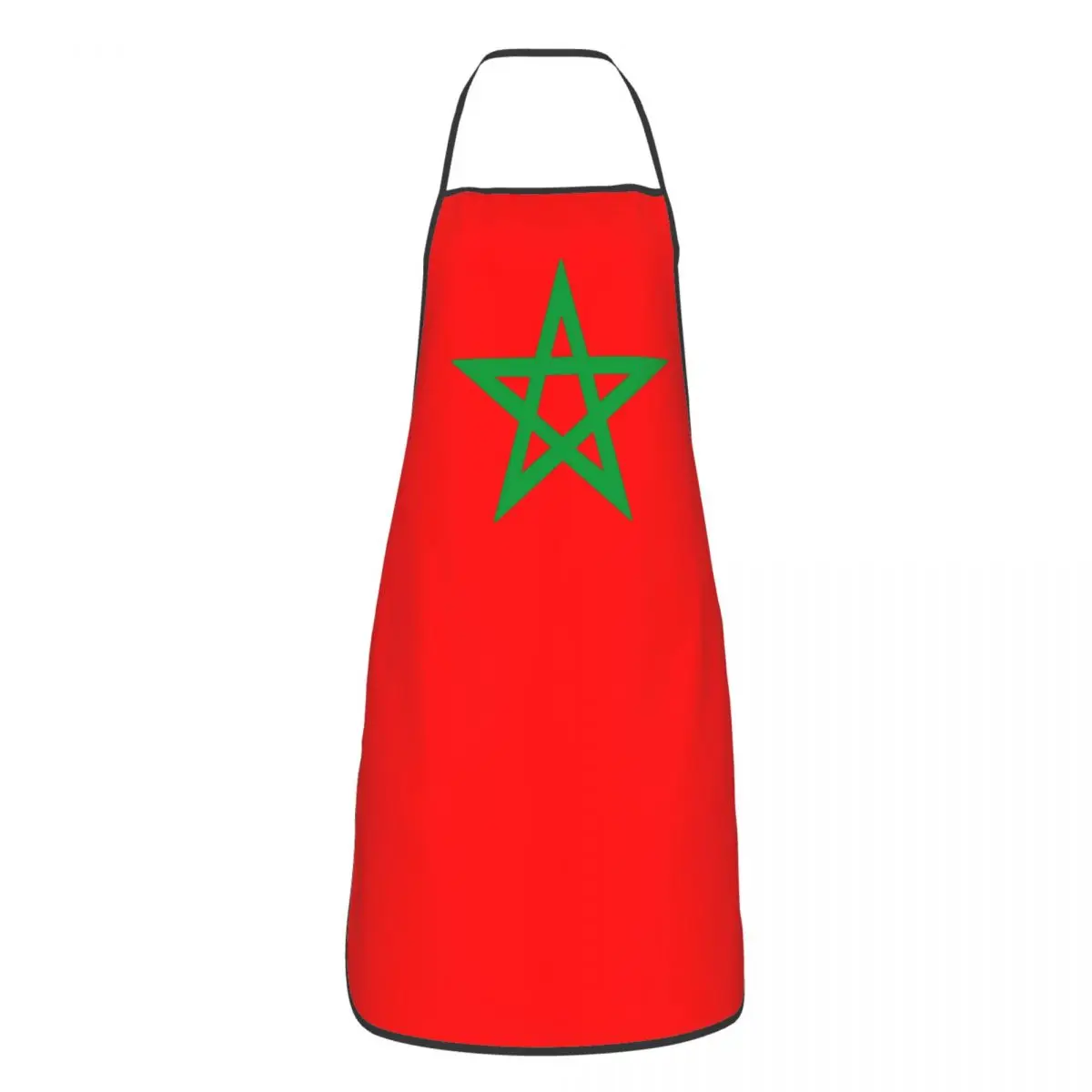 

The Flag Of Morocco Apron for Women Men Antifouling Cafe Bib Cuisine Cooking Baking Household Cleaning Tablier