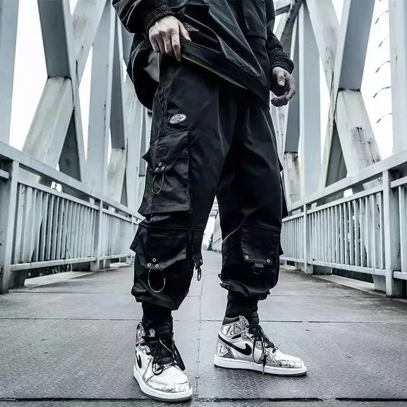 

Брюки-карго Arens мужские, Джоггеры в стиле хип-хоп, Techwear, брюки-карго в стиле хиппи, уличная одежда с карманами, большие размеры, A18