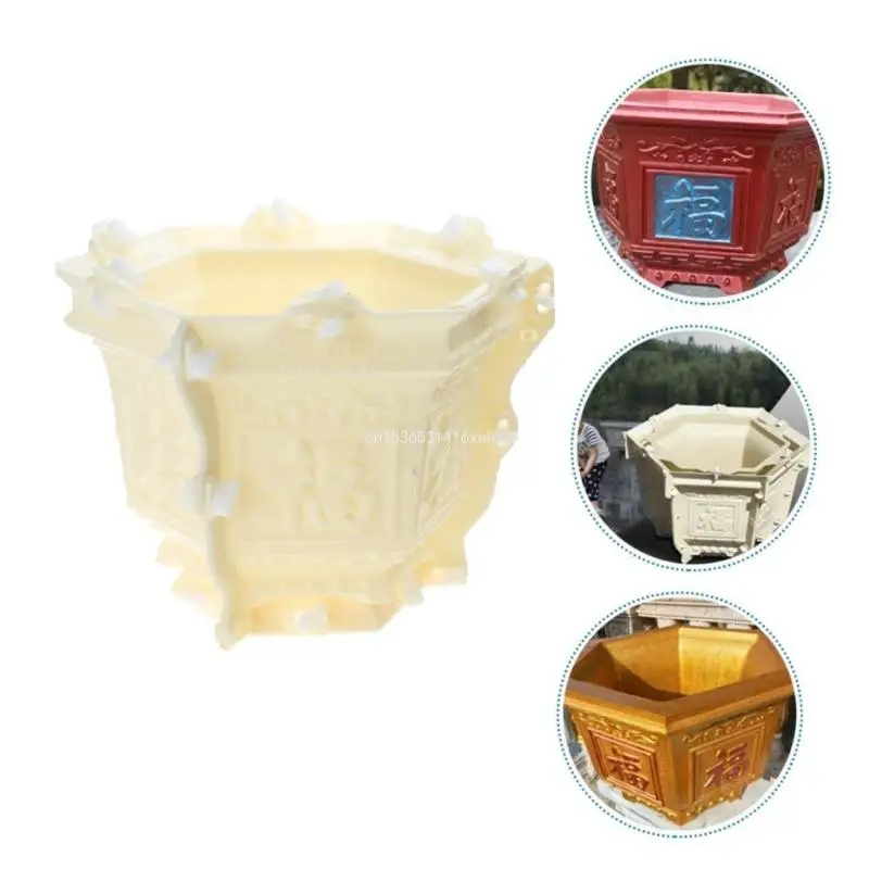 Прямая поставка пластиковая форма для цветочного горшка настольный декор сделай