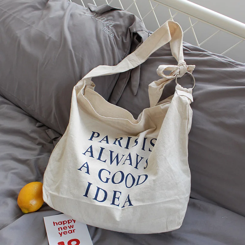 

High Capacity Canvas Shoulder Bags Woman Shopping Bags casual Tote Beach Bag Shopper Bags Handbags A43-63