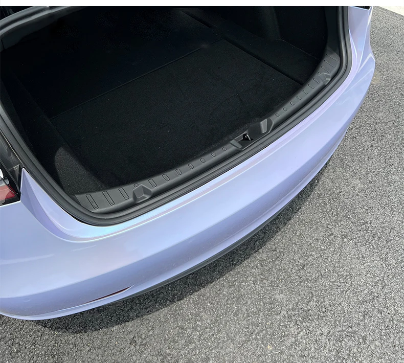 Front & Back Door/Trunk Sills Protector For Tesla Model 3 2020-2023 Boot & Door Sill Scuff Plate Cover TPE Entry Guards