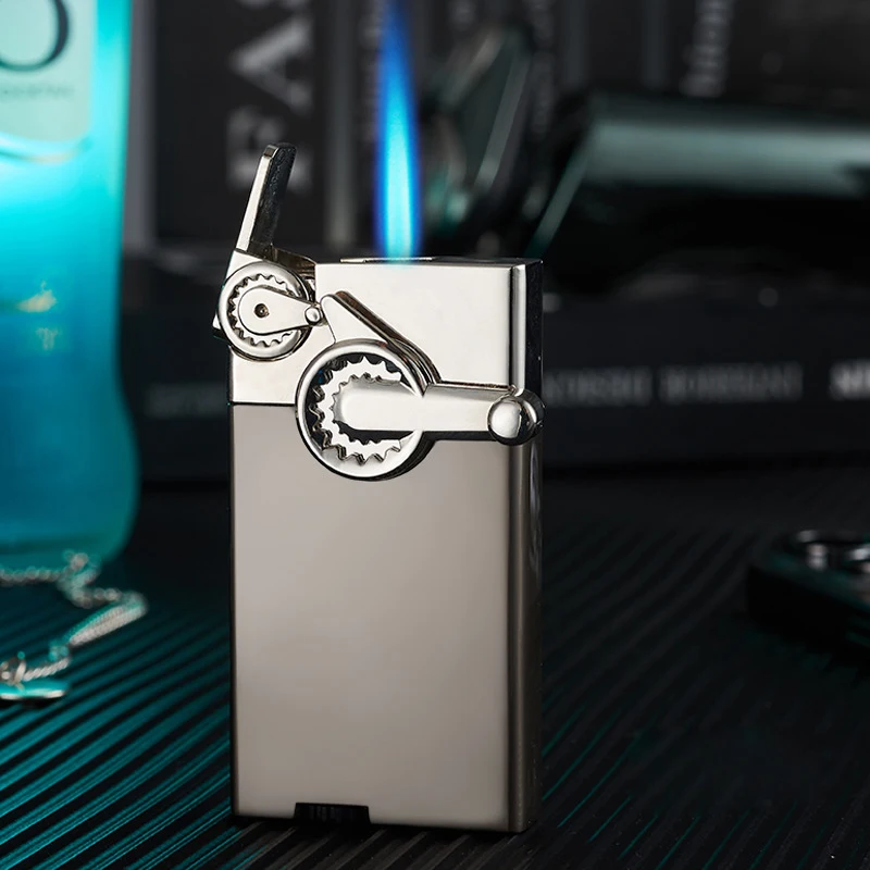 

Creative Metal Rocker Arm Lighters Windproof Cigarette Lighters Butane Gas Jet Lighters Smoking Accessories Men's Gadgets Gift