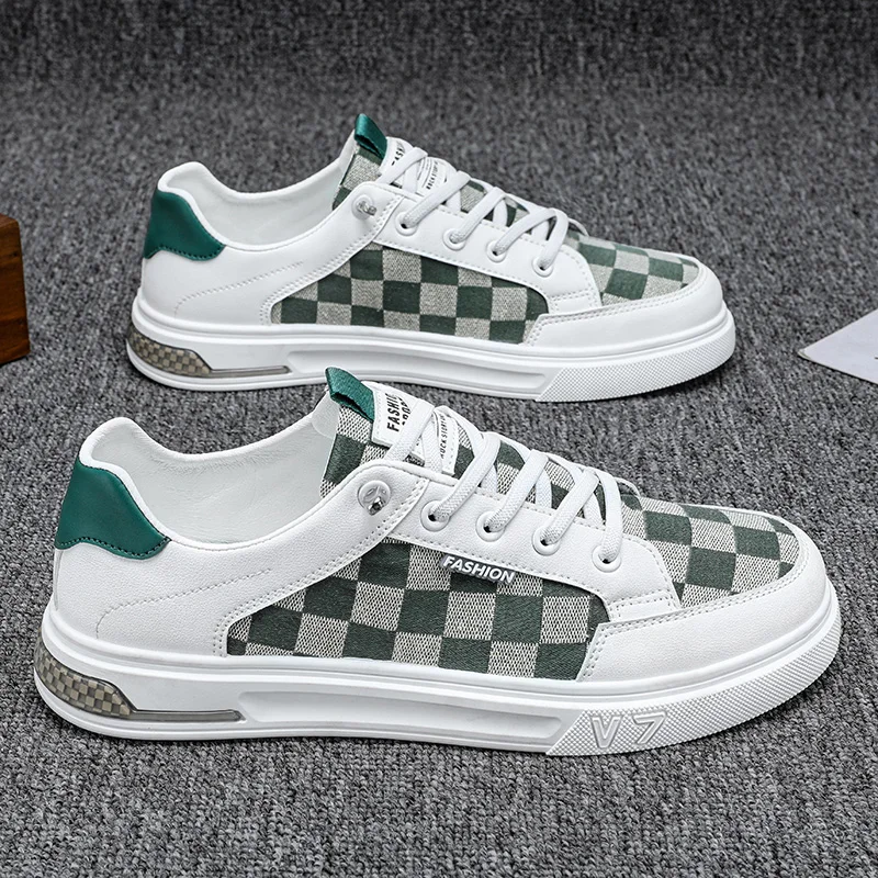 

Кеды мужские с вулканизированной подошвой, кроссовки на шнуровке, повседневная обувь для тенниса, весна-осень 2022