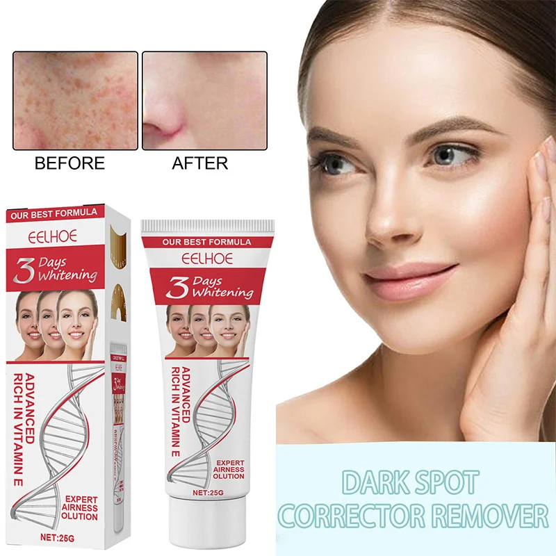 

3 Days Whitening Cream Acne Dark Spots Removal Serum Freckle Lighten Melanin Anti Aging Moisturizing Brighten Skin Care Prducts