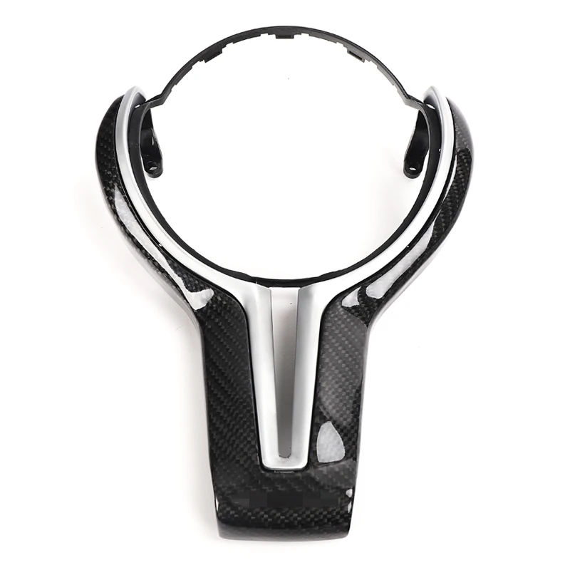 

For M2 F87 M3 F80 M4 F82 M8 F10 M6 F12 Carbon Fiber Interiors Steering Wheel Inner Trim Cover F87 F80 F82 F10 Car interior