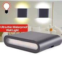 6w12w led outdoor wall lamps ip65 waterproof wall lamp indoor led stair light ac85 ac265v corridor lighitng bedside wall lights