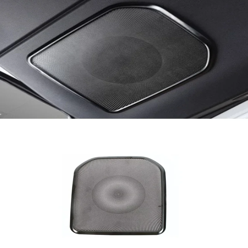 

Для Toyota Land Cruiser 250 Prado LC250 2024 2025 черный внутренний дверной стереодинамик из нержавеющей стали, аудиокольцо, звуковая накладка