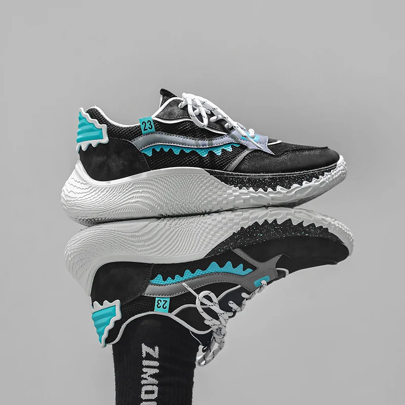 

Кроссовки мужские на шнуровке, дышащие сетчатые, Нескользящие, повседневная прогулочная обувь, классические, лето 2023