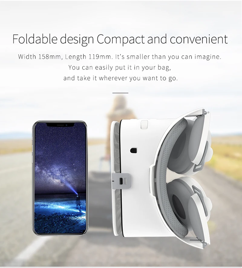Bobovr Bobo VR Z6 3D Viar Очки виртуальной реальности Bluetooth линзы гарнитура шлем очки