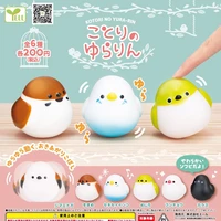 japan yell gashapon capsule toys sparrow pigeon penguins parrot model fat bird tumbler gifts for children