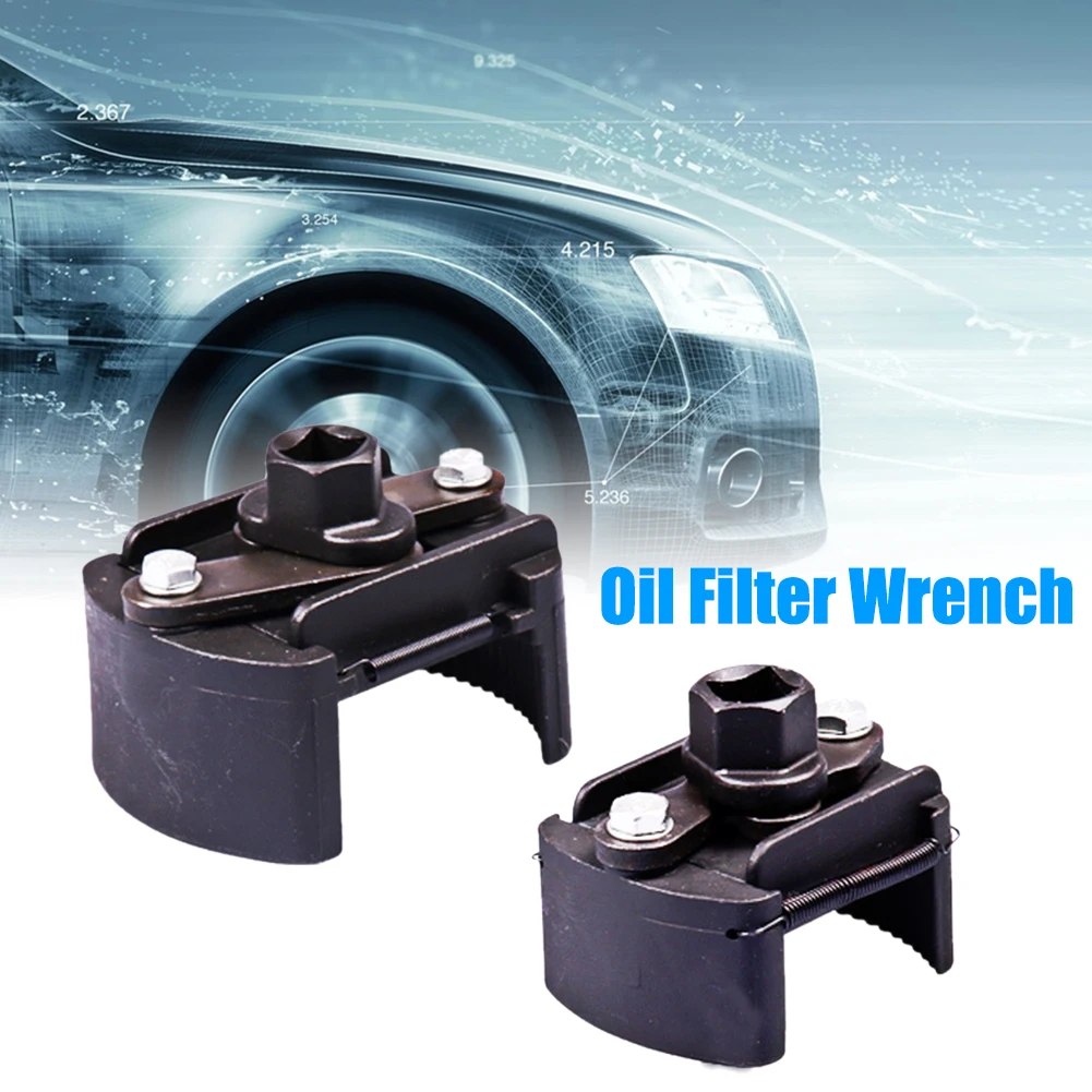 

Durable 60-80-105mm Car Oil Grid Wrench Cap Type Adjustable Filter Disassemble Oil Filter Tool U Type Oil Filter Wrench Cup 1/2"