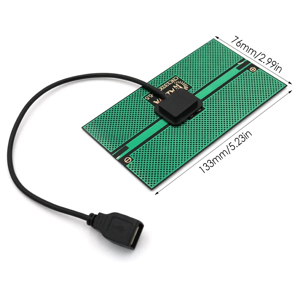 5 5V 300mA 1 65W Solar Panel Power Bank USB Mobile Phone Charger Portable Charging Board Device Outdoor Hiking images - 6