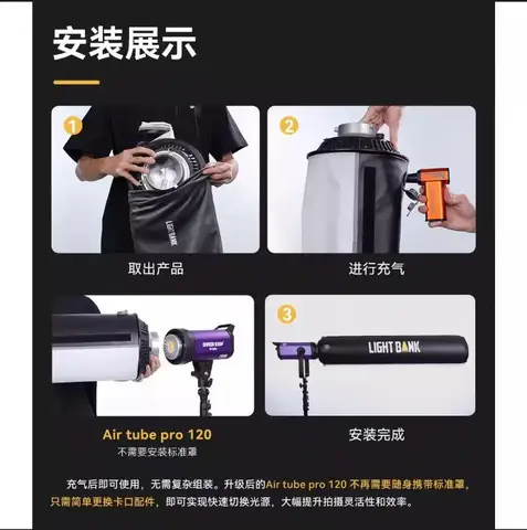 Софтбокс Lapgood Flynoodle Air Tube Pro 120