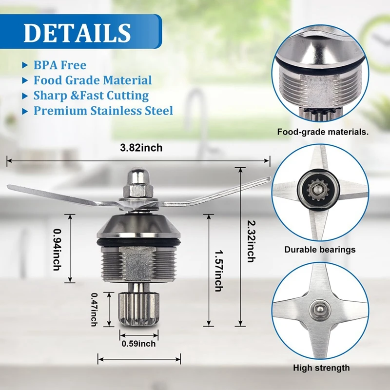 Лезвия блендера с витамином лезвия в сборе 105733 совместимые A2300 A2500