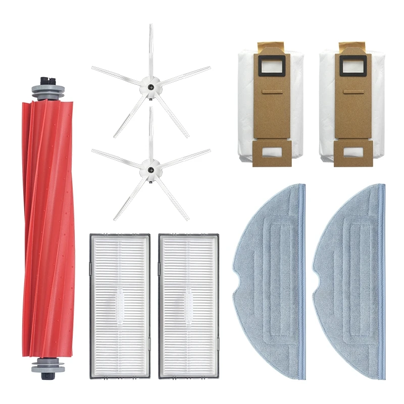 

Dust Bags Mops Cloths HEPA Filters Main Side Brushes Accessories Spare Kits For Roborock S7 Vacuum Cleaner Sweeper Part