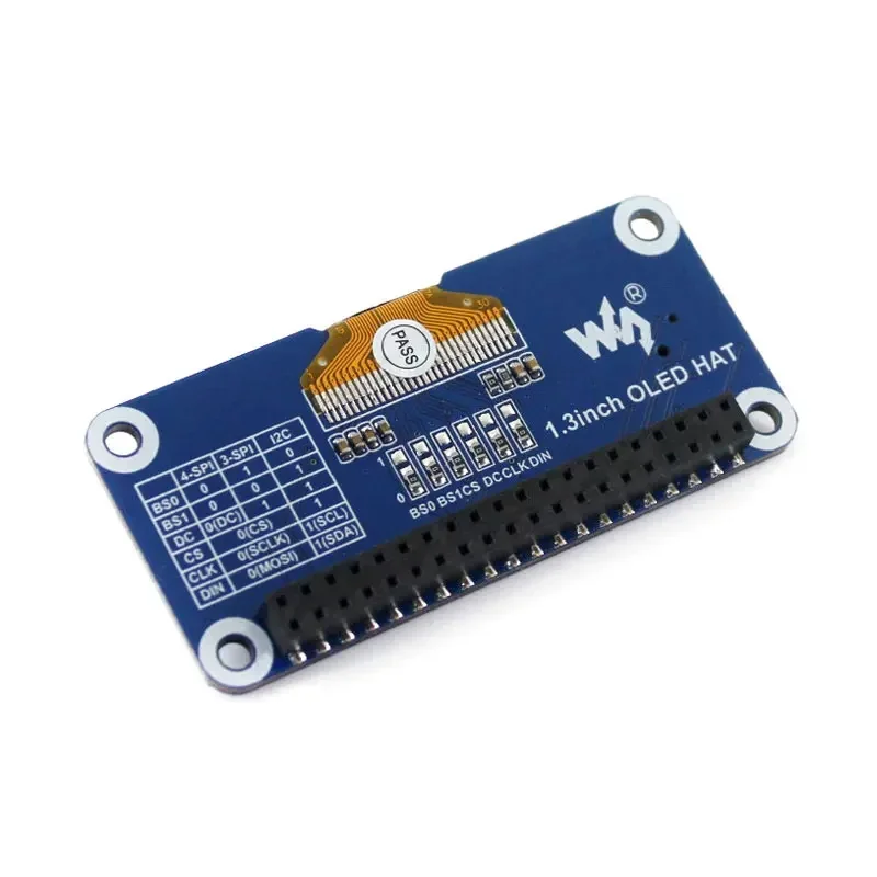 Плата расширения Raspberry Pi с OLED-экраном 1 3 дюйма SPI дисплей поддерживает PI Zero/3B/4B/Jetson