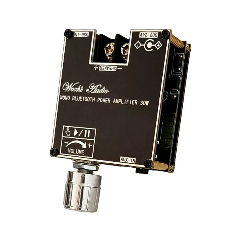 

ZK-301B 30W Mono Digital Power Amplifier Board BT5.3 StereoSound AMP Amplificador for Home Theater Support Pair Box