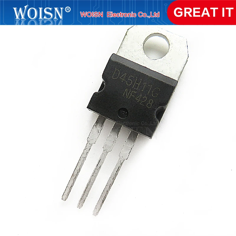 10 шт./лот 5 шт. + D44H11G D45H11G D44H11 D45H11 TO-220 соединительная трубка новинка оригинал